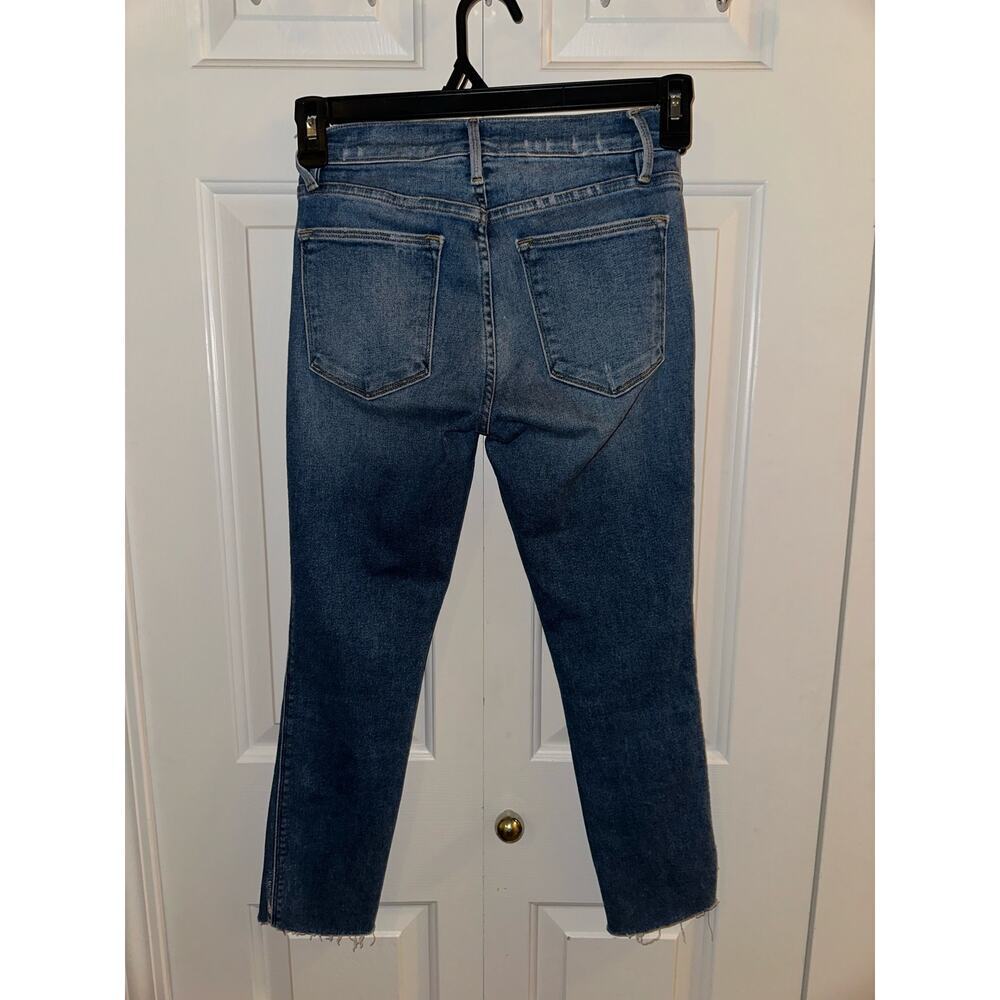 Frame Le High Skinny Jean Raw Hem 25 - Picture 5 of 5